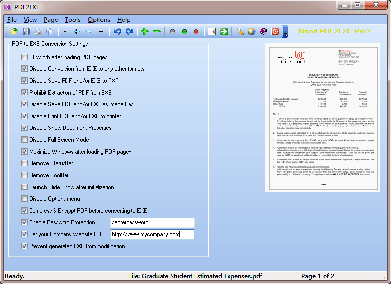 PDF2EXE 3.0